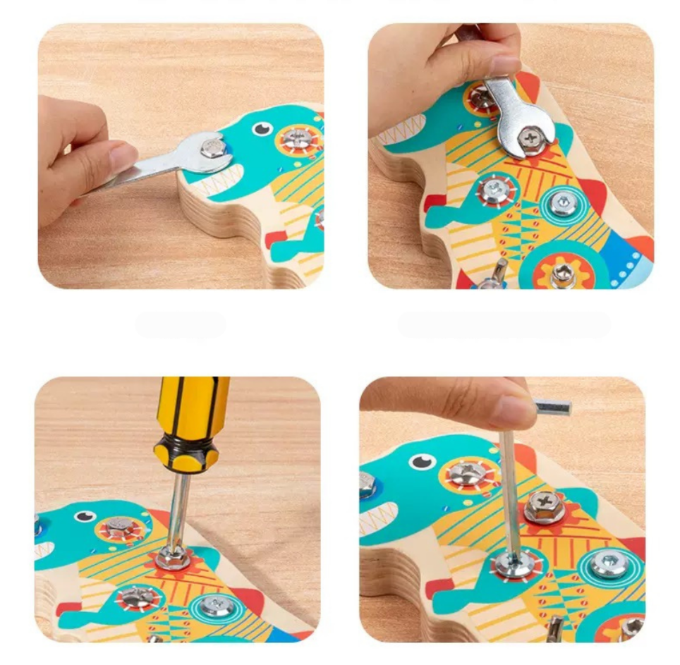 Dinosaur Screw Nut Combination