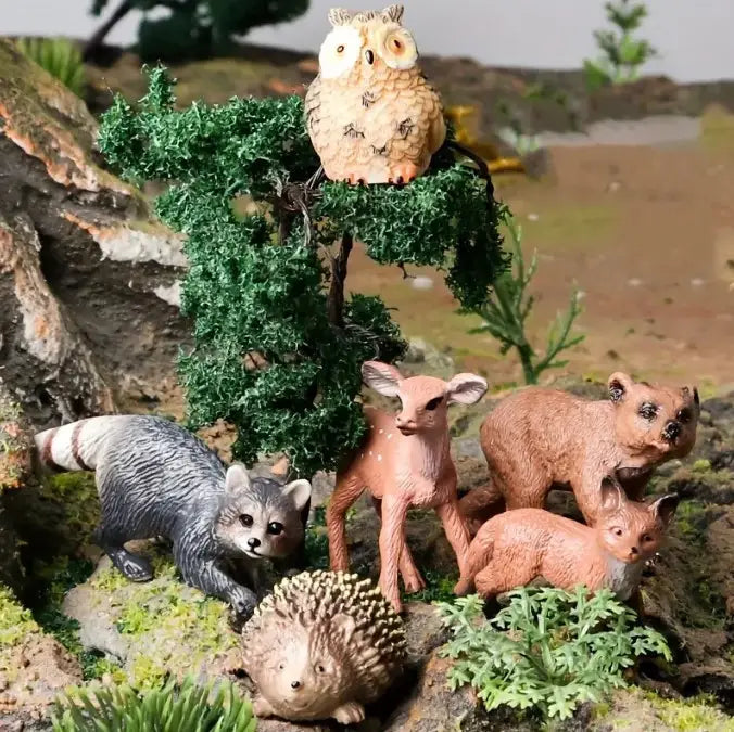 Miniature Forest Aminals Set