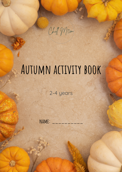 Autumn Activity Book for Kids (Ages 2–5) | Chillmom Montessori Play & Learn