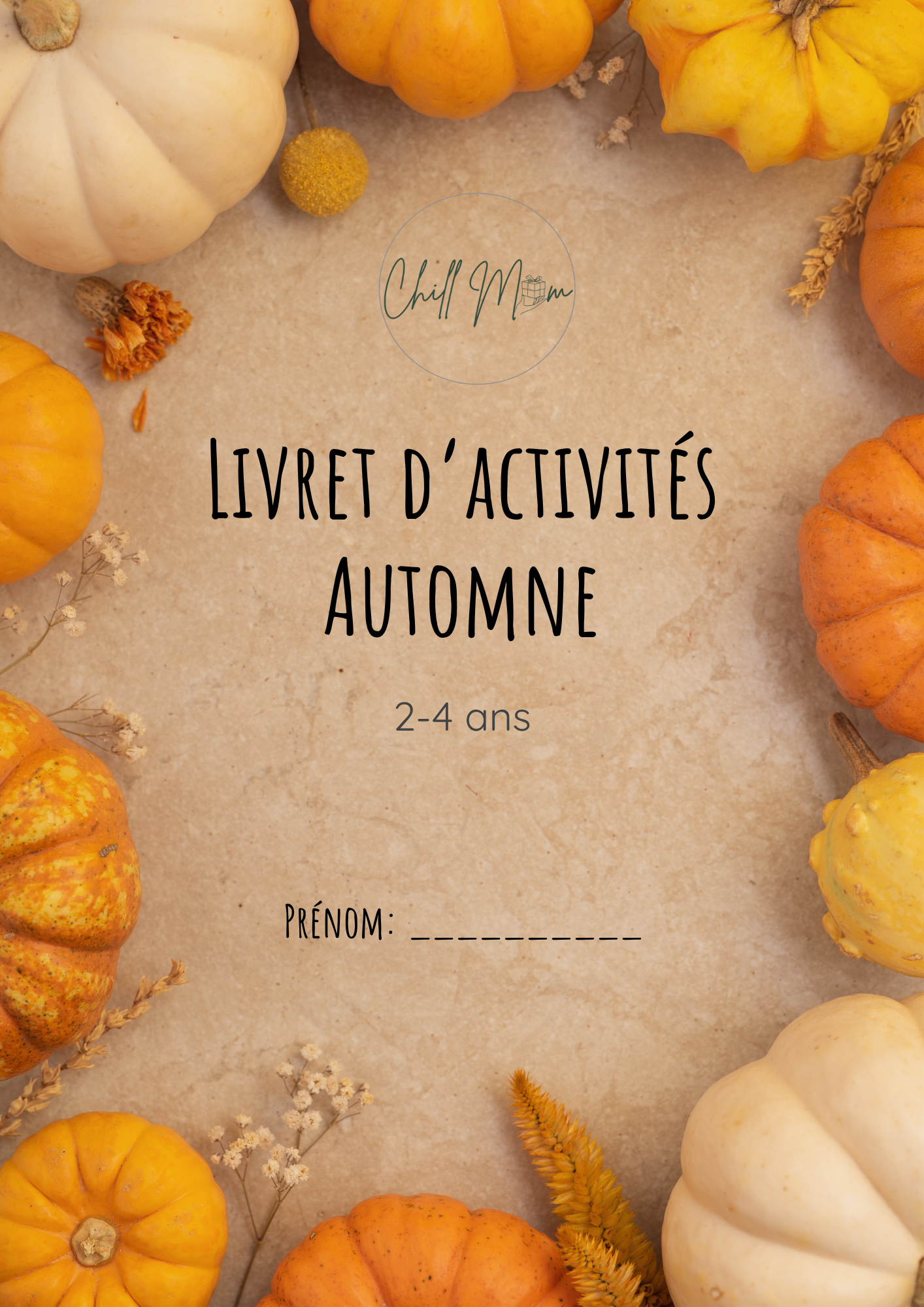 Autumn Activity Book for Kids (Ages 2–5) | Chillmom Montessori Play & Learn