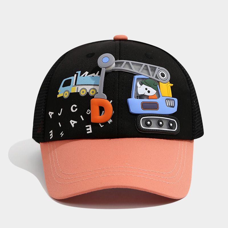 black pink-construction-hat-kids-toddlers-2-6-years-unisex