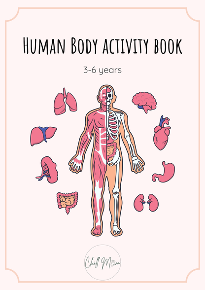 My Body, Senses & Emotions: Printable Activity Book for Kids