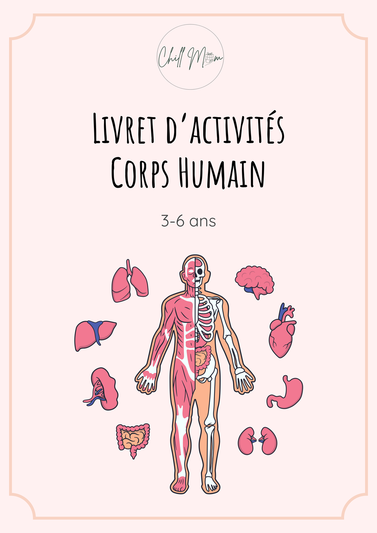 My Body, Senses & Emotions: Printable Activity Book for Kids