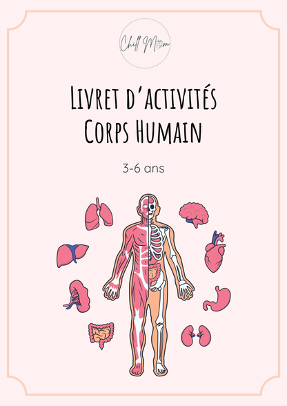 My Body, Senses & Emotions: Printable Activity Book for Kids