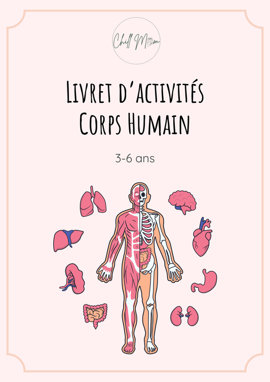 My Body, Senses & Emotions: Printable Activity Book for Kids