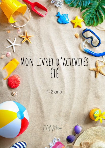 Colorful beach toys and items on sand