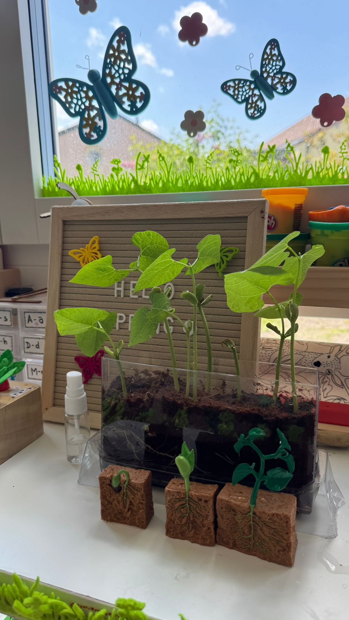 Screen-free spring planting activities