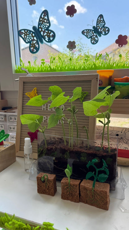 Screen-free spring planting activities