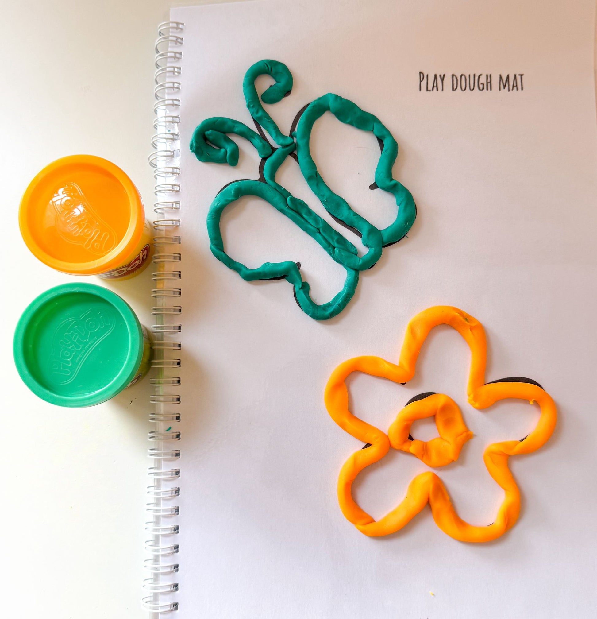 Play dough shapes activity