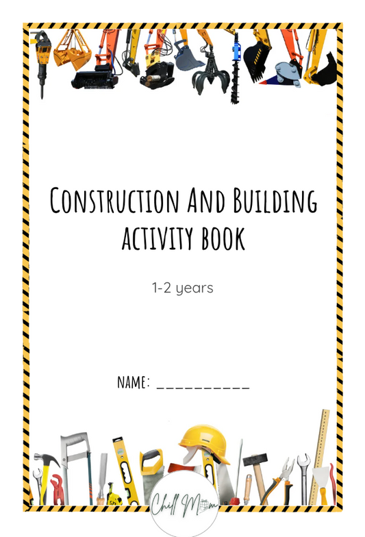 Toddler Construction Mini Book
