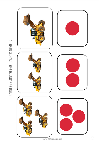 Toddler Construction Mini Book