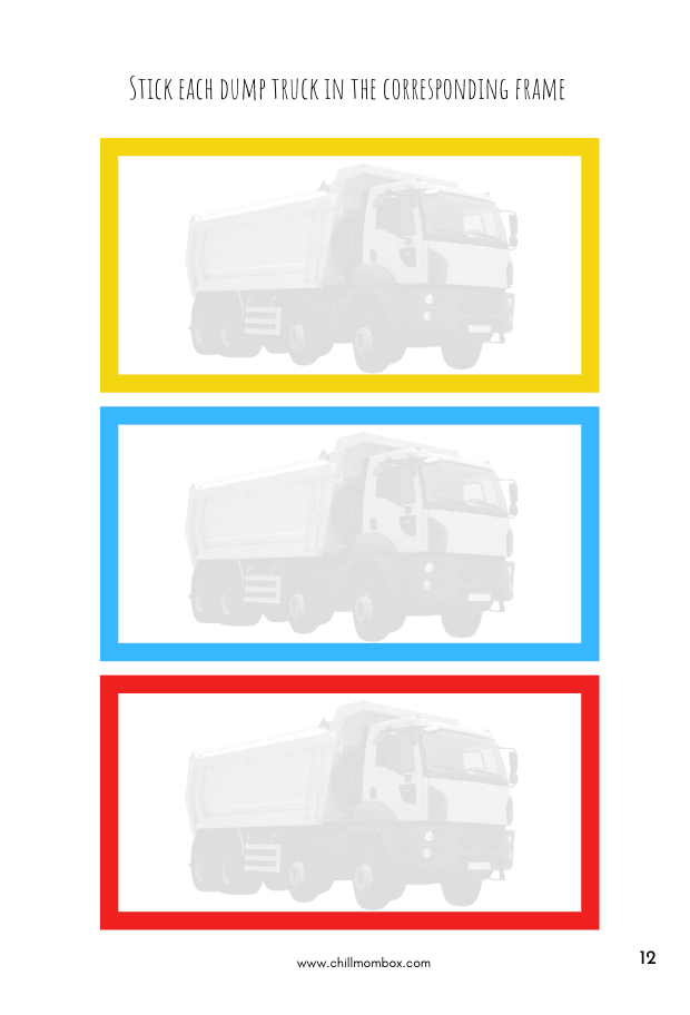 Toddler Construction Mini Book