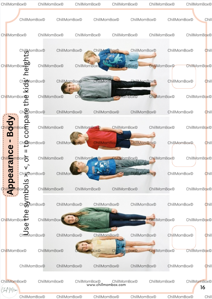 My Body, Senses & Emotions: Printable Activity Book for Kids