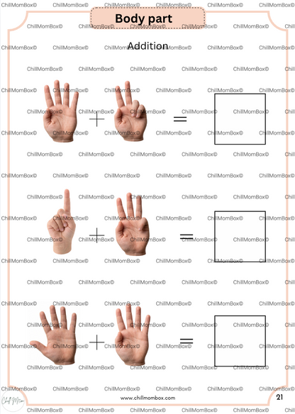 My Body, Senses & Emotions: Printable Activity Book for Kids