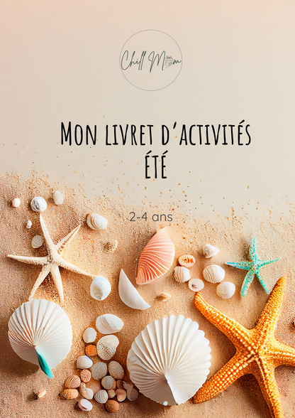 Seasonal summer activity book for kids