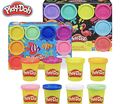 8-color pâte à modeler set